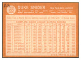 1964 Topps Baseball #155 Duke Snider Mets Good 516874