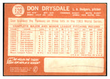 1964 Topps Baseball #120 Don Drysdale Dodgers VG-EX 516876