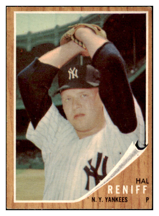 1962 Topps Baseball #139 Hal Reniff Yankees EX-MT Pitching 516886