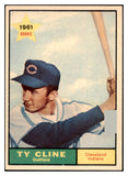 1961 Topps Baseball #421 Ty Cline Indians EX-MT 516891