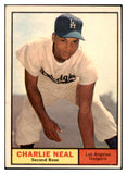 1961 Topps Baseball #423 Charlie Neal Dodgers EX-MT 516892