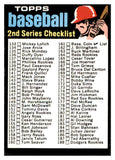 1971 Topps Baseball #123 Checklist 2 EX-MT Unmarked 516896