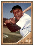 1962 Topps Baseball #462 Willie Tasby Indians EX-MT Variation 516897