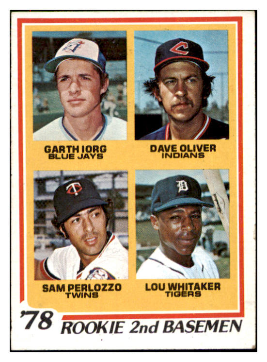 1978 Topps Baseball #704 Lou Whitaker Tigers VG 516899