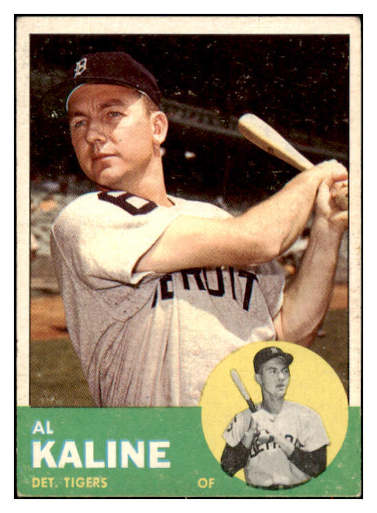 1963 Topps Baseball #025 Al Kaline Tigers EX-MT 516902