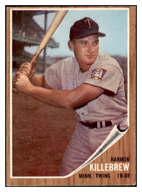 1962 Topps Baseball #070 Harmon Killebrew Twins VG-EX 516905