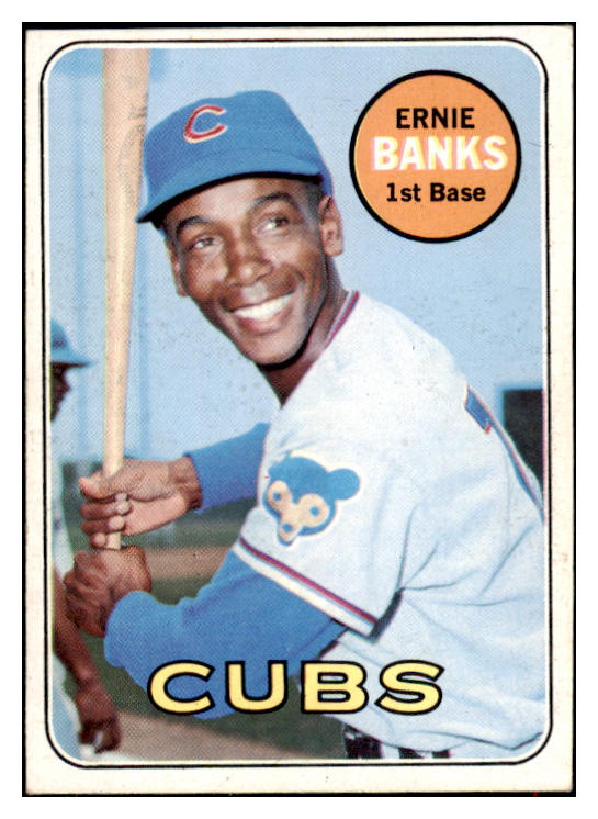 1969 Topps Baseball #020 Ernie Banks Cubs EX 516916