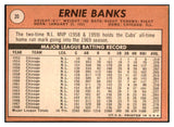 1969 Topps Baseball #020 Ernie Banks Cubs EX 516916