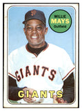 1969 Topps Baseball #190 Willie Mays Giants VG-EX 516925