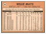 1969 Topps Baseball #190 Willie Mays Giants VG-EX 516925