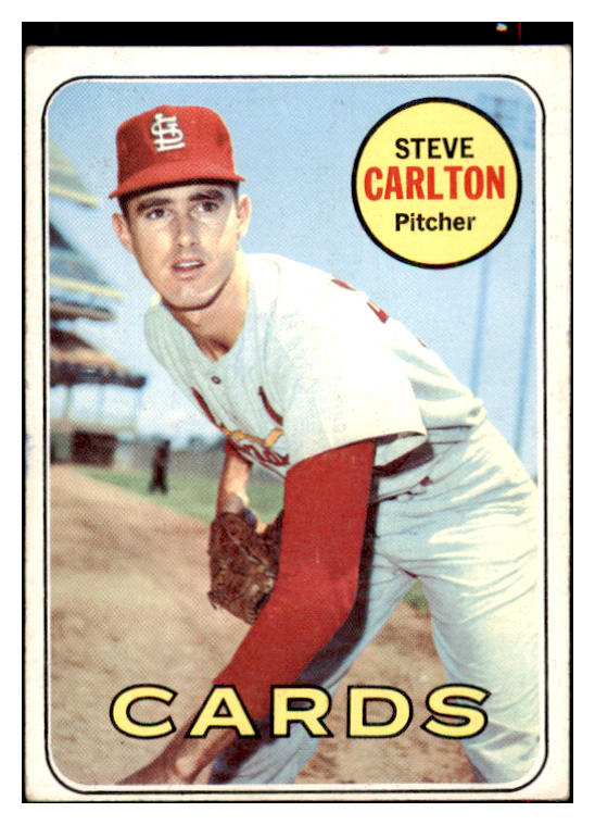 1969 Topps Baseball #255 Steve Carlton Cardinals VG-EX 516930