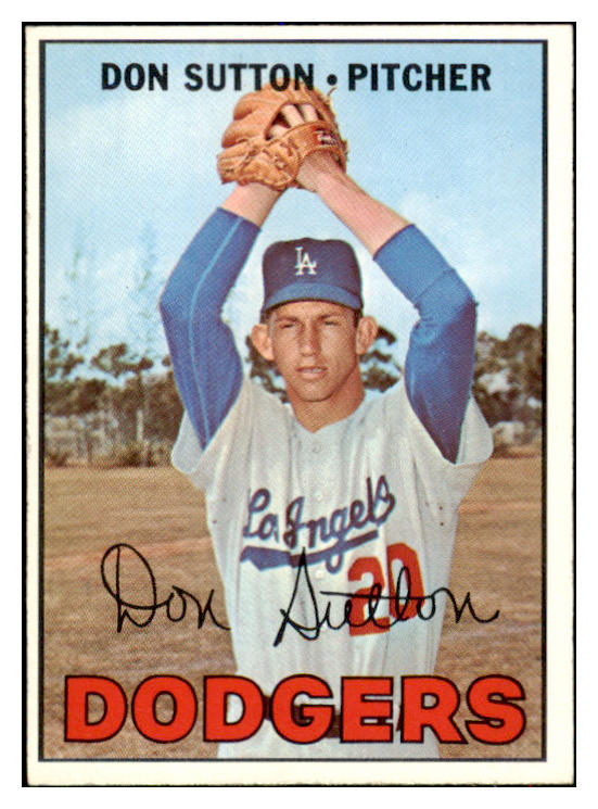 1967 Topps Baseball #445 Don Sutton Dodgers EX-MT 516944