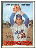 1967 Topps Baseball #445 Don Sutton Dodgers EX-MT 516944