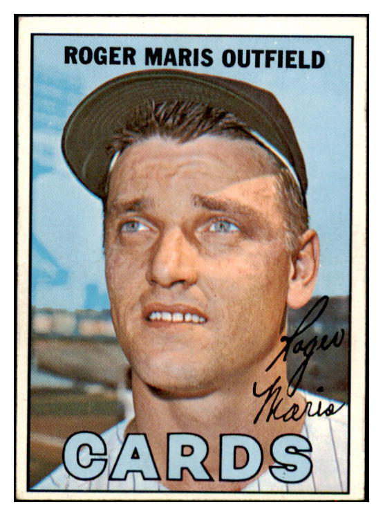 1967 Topps Baseball #045 Roger Maris Cardinals EX-MT 516946