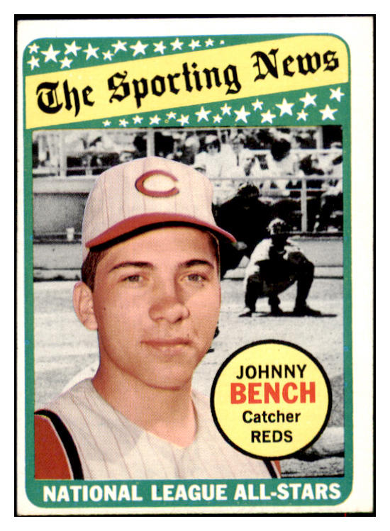 1969 Topps Baseball #430 Johnny Bench A.S. Reds EX-MT 516950