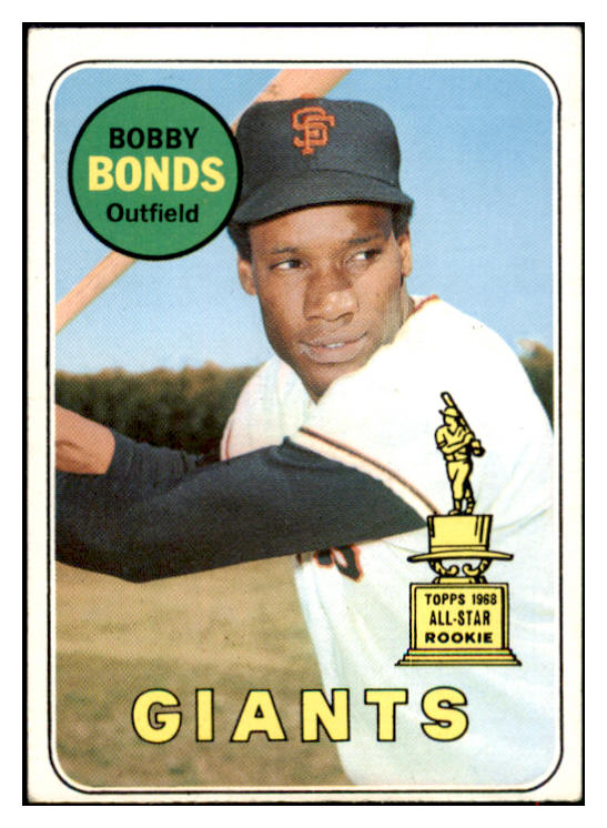 1969 Topps Baseball #630 Bobby Bonds Giants EX-MT 516952