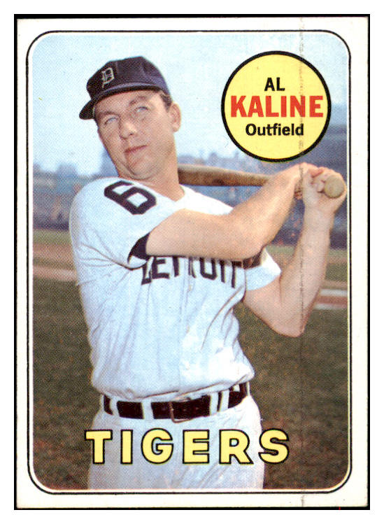 1969 Topps Baseball #410 Al Kaline Tigers EX-MT 516953