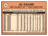 1969 Topps Baseball #410 Al Kaline Tigers EX-MT 516953