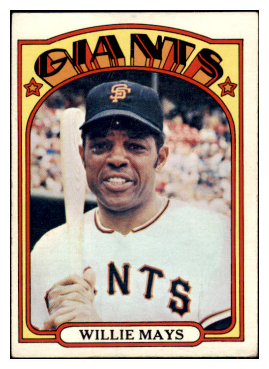 1972 Topps Baseball #049 Willie Mays Giants VG-EX 516957