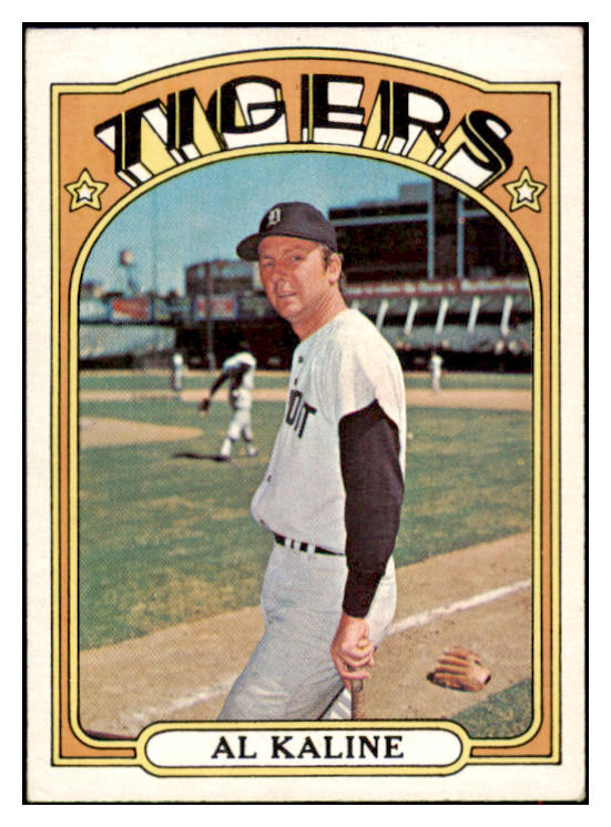 1972 Topps Baseball #600 Al Kaline Tigers EX 516959