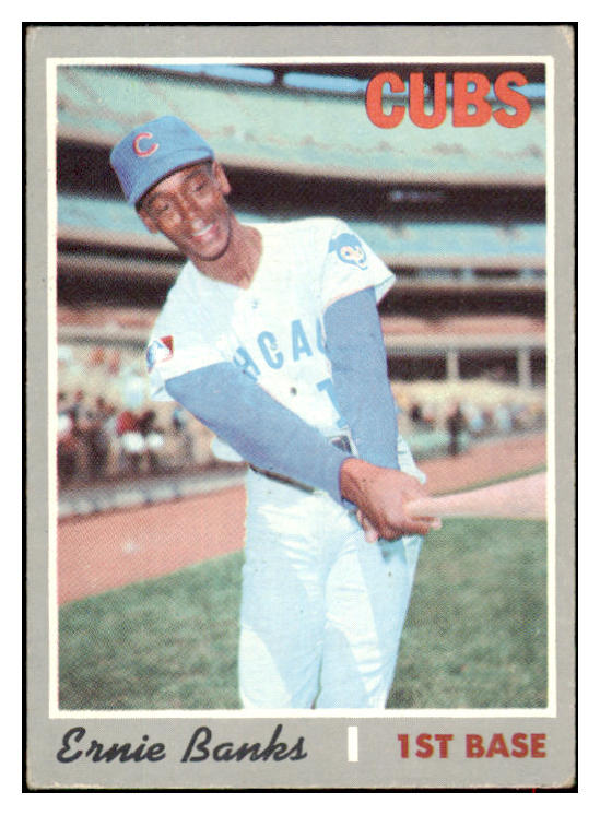 1970 Topps Baseball #630 Ernie Banks Cubs VG-EX 516968