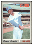 1970 Topps Baseball #630 Ernie Banks Cubs VG-EX 516968