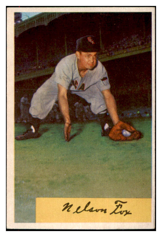 1954 Bowman Baseball #006 Nellie Fox White Sox EX 516973