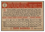 1952 Topps Baseball #002 Pete Runnels Senators VG-EX Red 516982