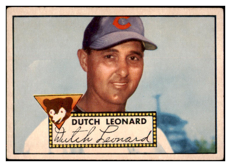 1952 Topps Baseball #110 Dutch Leonard Cubs VG-EX 516995