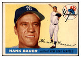 1955 Topps Baseball #166 Hank Bauer Yankees EX 516997