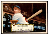 1952 Topps Baseball #016 Gene Hermanski Cubs EX-MT Red 517003