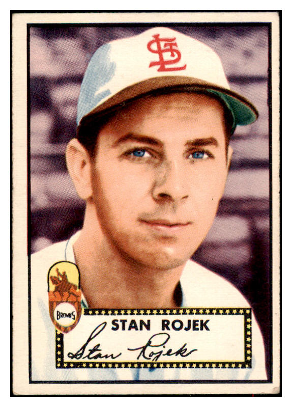 1952 Topps Baseball #163 Stan Rojek Browns EX-MT 517004