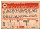 1952 Topps Baseball #163 Stan Rojek Browns EX-MT 517004