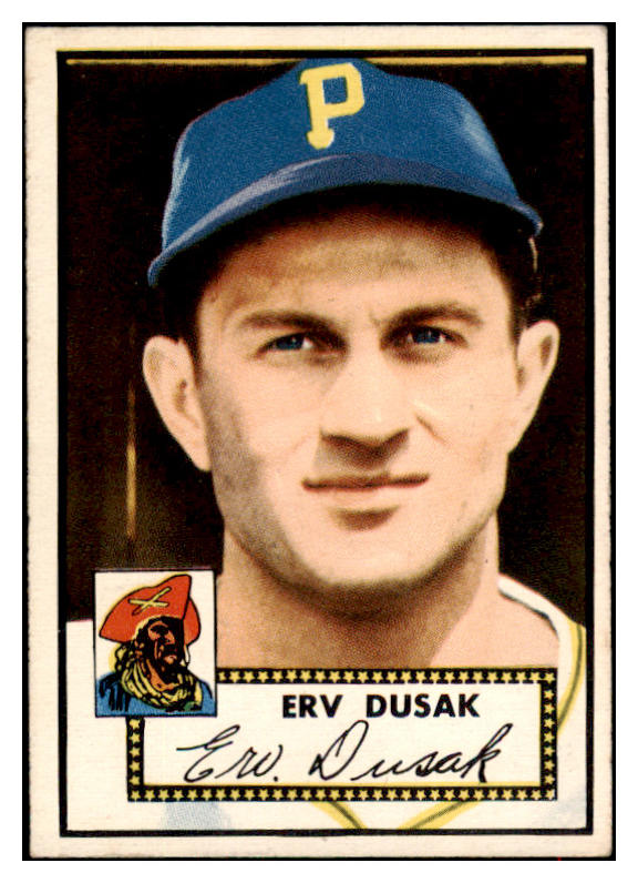 1952 Topps Baseball #183 Erv Dusak Pirates EX-MT 517006