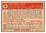 1952 Topps Baseball #183 Erv Dusak Pirates EX-MT 517006