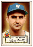 1952 Topps Baseball #132 Clyde Kluttz Senators EX-MT 517009