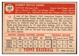 1952 Topps Baseball #157 Bob Usher Cubs EX+/EX-MT 517011