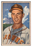 1952 Bowman Baseball #061 Tommy Byrne Browns EX 517019