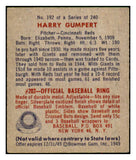 1949 Bowman Baseball #192 Harry Gumpert Reds EX+/EX-MT 517021