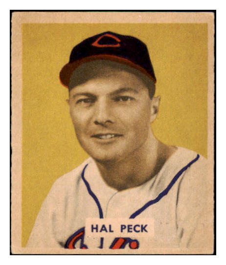 1949 Bowman Baseball #182 Hal Peck Indians EX-MT 517025