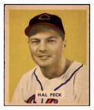 1949 Bowman Baseball #182 Hal Peck Indians EX-MT 517025