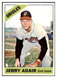 1966 Topps Baseball #533 Jerry Adair Orioles EX-MT 517028