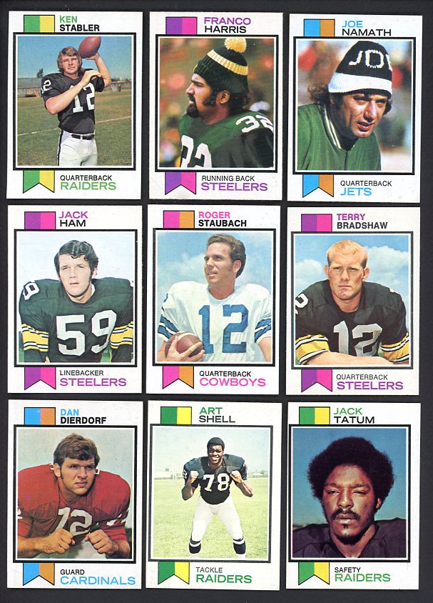 1973 Topps Football Complete Set EX-MT/NR-MT Harris Stabler 517054