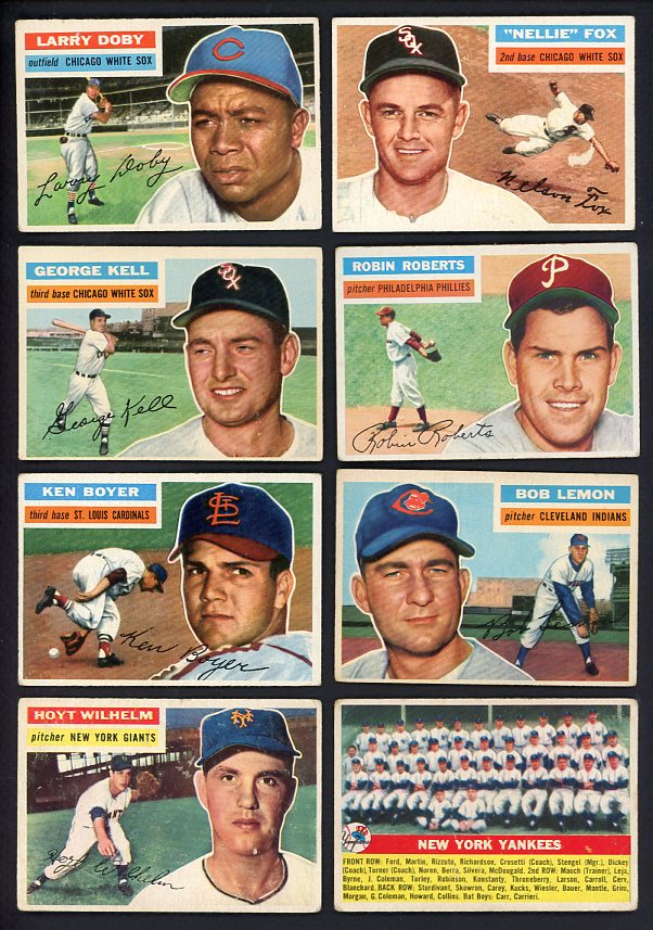 1956 Topps Set Lot 73 Diff VG/VG-EX Doby Wilhelm Roberts 517056