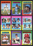 1975 Topps Mini Baseball Near Set (-Rose) EX+ Brett Yount Aaron 517068