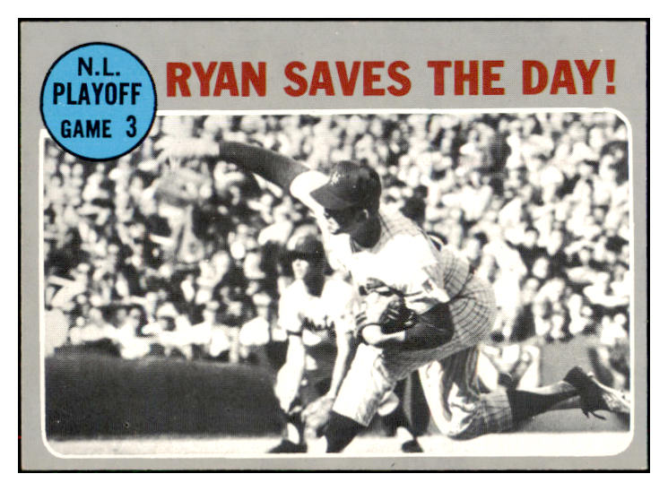 1970 Topps Baseball #197 N.L. Play Offs Game 3 Nolan Ryan NR-MT 517072