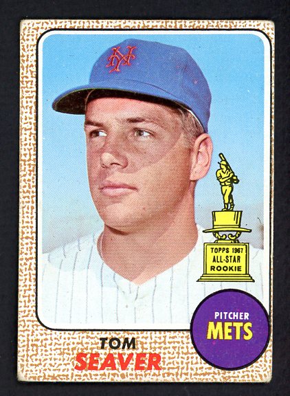 1968 Topps Baseball #045 Tom Seaver Mets VG-EX 517079