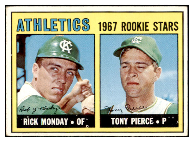 1967 Topps Baseball #542 Rick Monday A's EX 517082