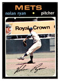 1971 Topps Baseball #513 Nolan Ryan Mets EX+/EX-MT 517090