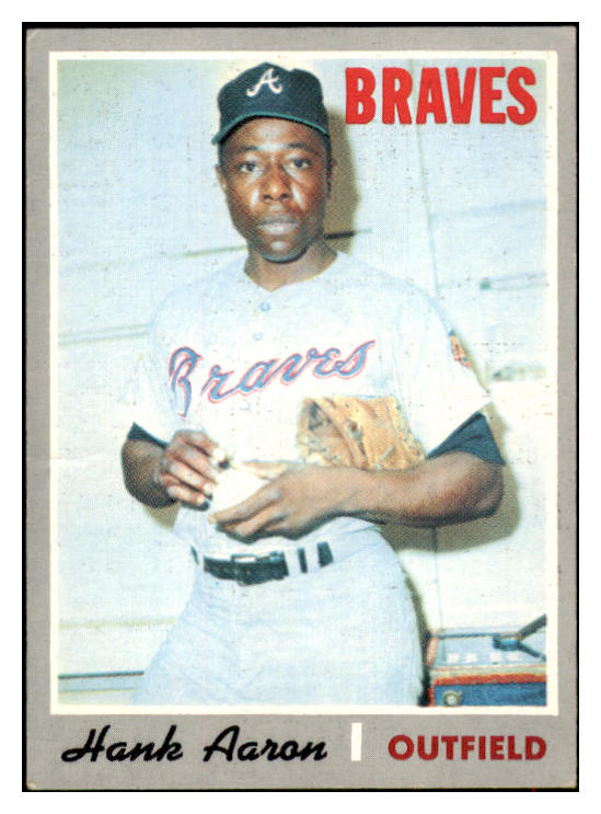 1970 Topps Baseball #500 Hank Aaron Braves VG-EX 517093